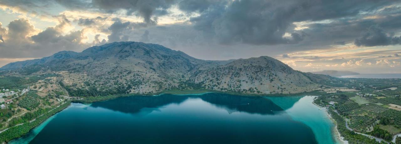 Korissia With Lake View Kournás Exterior foto